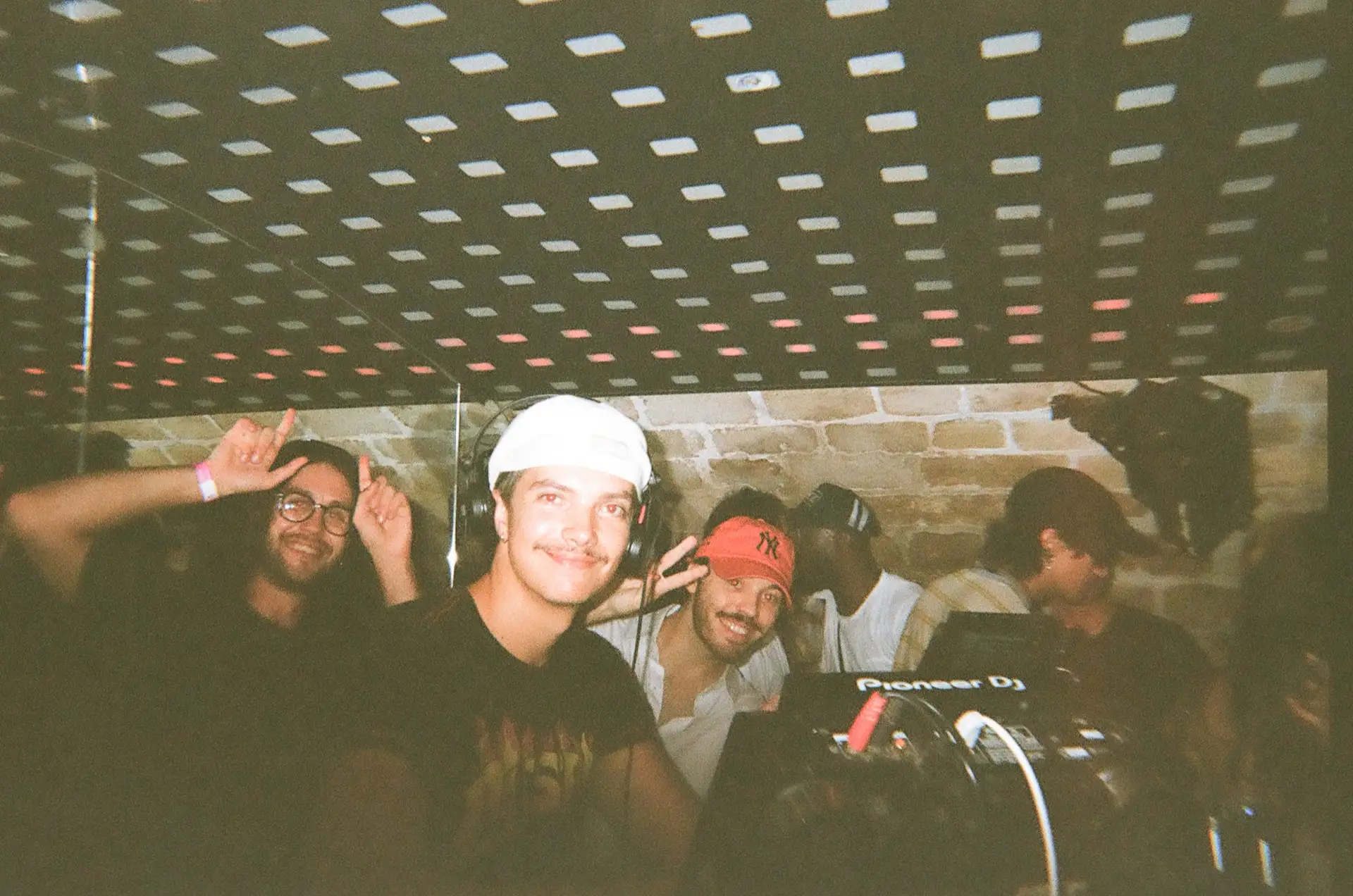 Letché, Casæ and Lessovik behind the decks at Panic Room